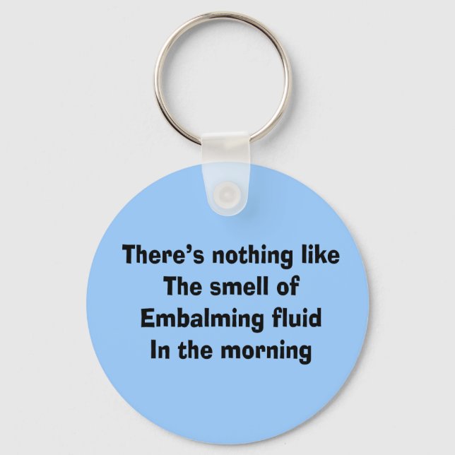 Funny Funeral Director Gifts Keychain (Front)