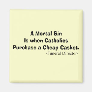 Funny Funeral Director Gifts Magnet