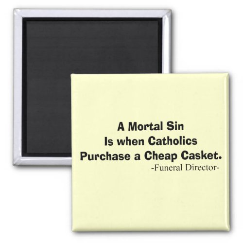 Funny Funeral Director Gifts Magnet