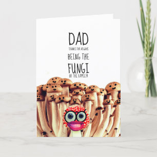 Funny Fungi Fathers Day Holiday Card
