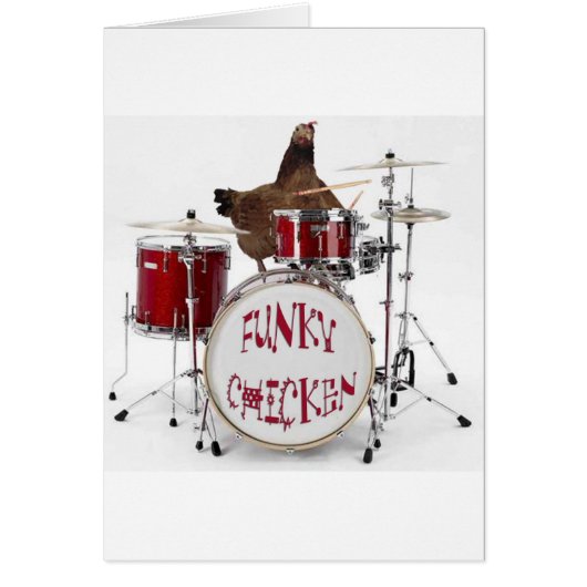 Funny Funky chicken Cards (Front)