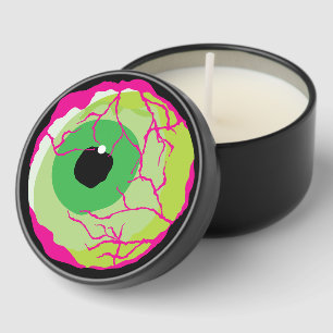 Funny Funky Ghoulishly Cute Zombie Eyeballs Mini Candle Favors