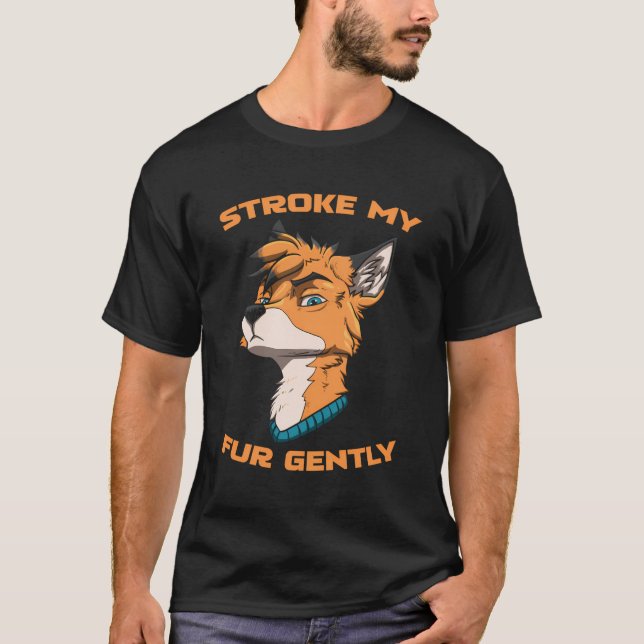 Funny Furries Fursona Cosplay - Furry Fandom T-Shirt (Front)