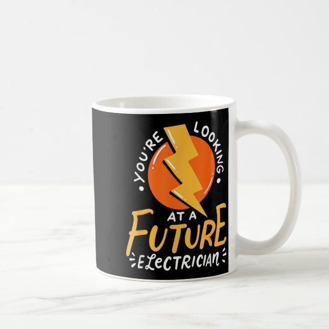 Funny Future Electrician Electrical Engineer  Coffee Mug (Right)