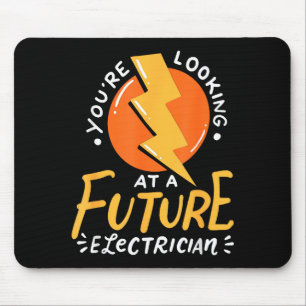 Funny Future Electrician Electrical Engineer Mouse Pad