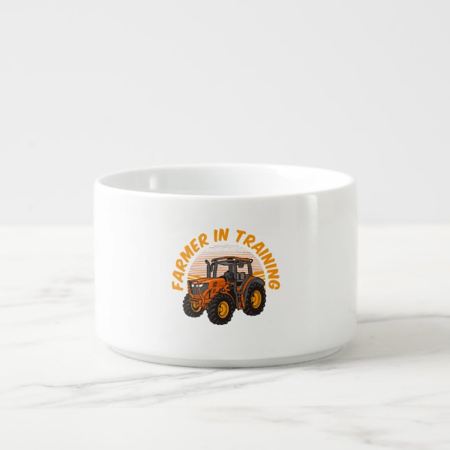 Funny Future Farmer In Training Tractor Farming Bowl (Center)