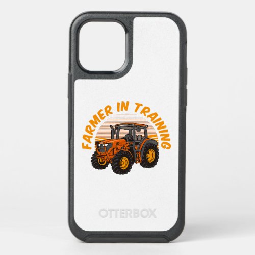 Funny Future Farmer In Training Tractor Farming OtterBox Symmetry iPhone 12 Pro Case