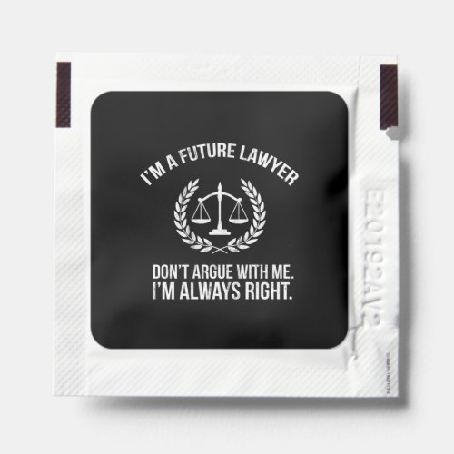 Funny Future Lawyer Law School Student  Hand Sanitizer Packet