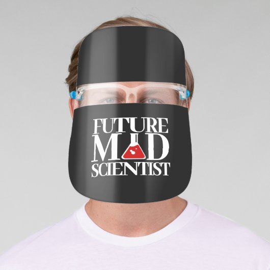 Funny Future Mad Scientist Face Shield (Insitu)