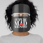 Funny Future Mad Scientist Face Shield (Insitu)