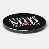 Funny Future Mad Scientist with Chemistry Beaker Wireless Charger (Front 2)
