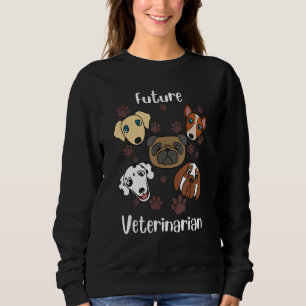 Funny Future Veterinarian Gift Cute Aspiring Vets Sweatshirt