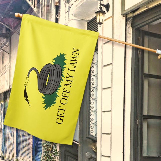 Funny Gadsden Flag Get Off My Lawn Hose Parody (Creator Uploaded)
