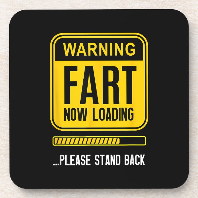 Funny Gag Beverage Coaster (Front)