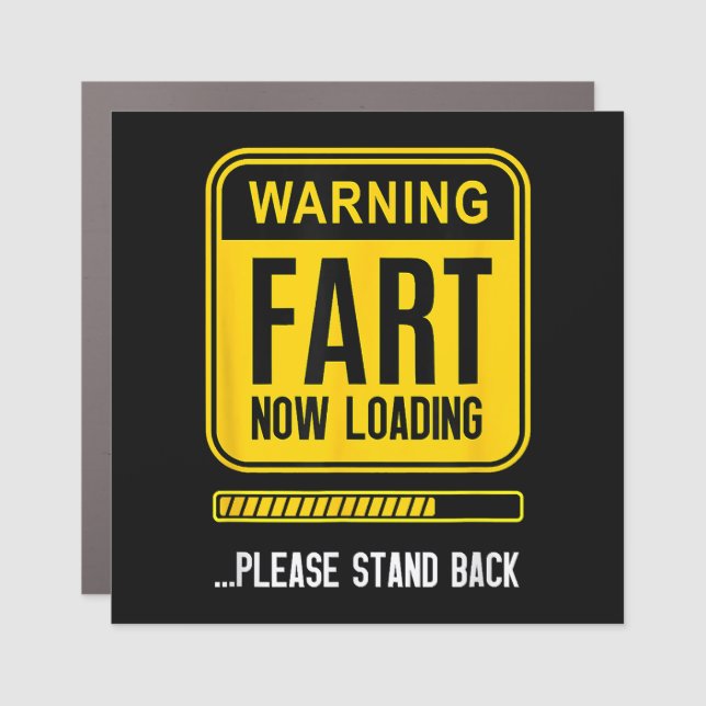 Funny Gag Car Magnet (Front)