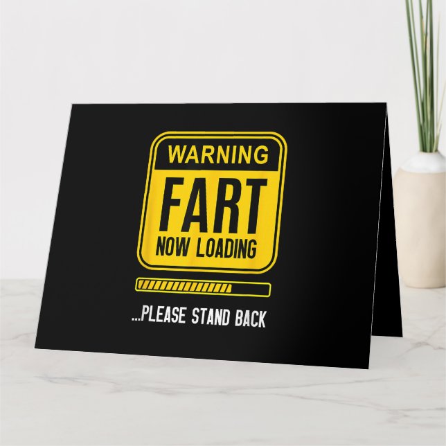Funny Gag Card (Front)