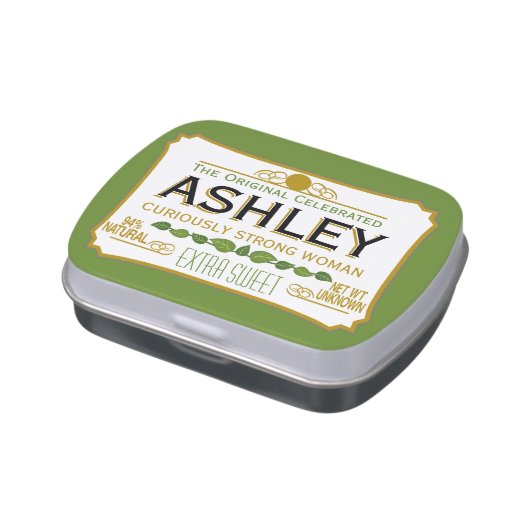 Funny Gag Gift - can add name and text Candy Tin (Side)