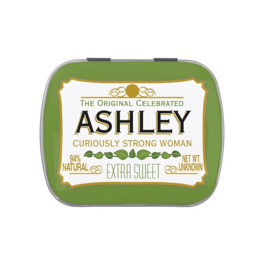 Funny Gag Gift - can add name and text Candy Tin (Top)