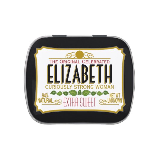 Funny Gag Gift for birthday - add name Candy Tin (Top)