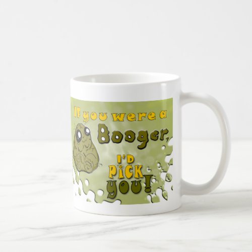 Funny Gag Gift for Grandma Grandpa  _ Booger Love Coffee Mug