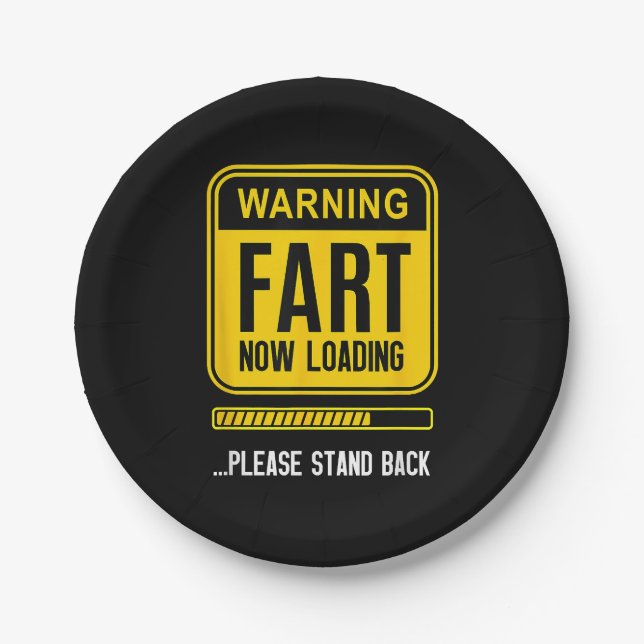 Funny Gag Paper Plates (Front)