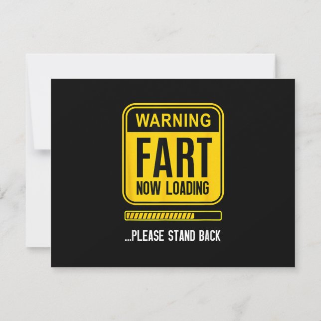 Funny Gag RSVP Card (Front)