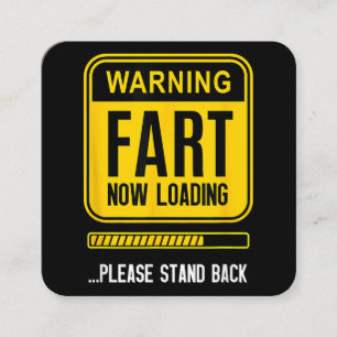 Funny Gag Square Business Card