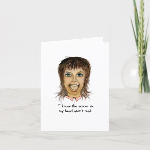 Funny Gal Hearing Awesome Ideas Card