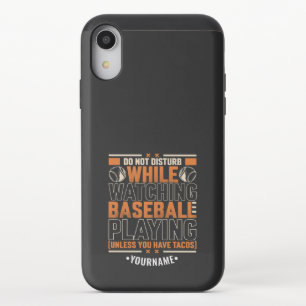Funny Game Day Don't Disturb Unless You Have Tacos iPhone XR Slider Case