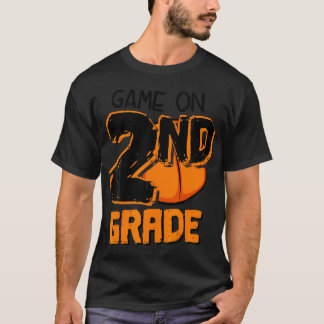 Funny Game On 2Nd Grade Basketball First Day Of Sc T-Shirt