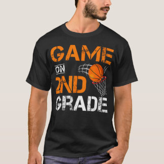Funny Game On Second Grade Basketball Back To T-Shirt