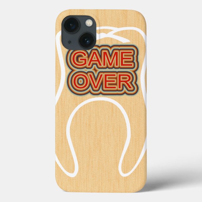 Funny Game Over Case-Mate iPhone Case (Back)