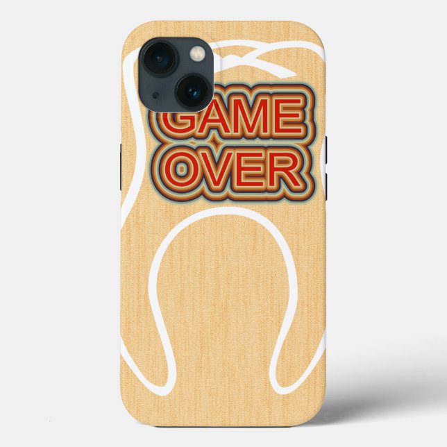 Funny Game Over Case-Mate iPhone Case (Back)