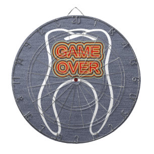 Funny Game Over Dart Board