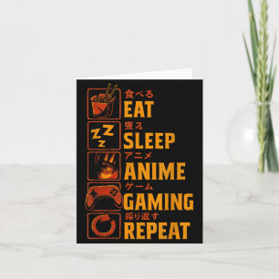 Funny Gamer Anime Graphic Tee Men Boys Teens Video Card