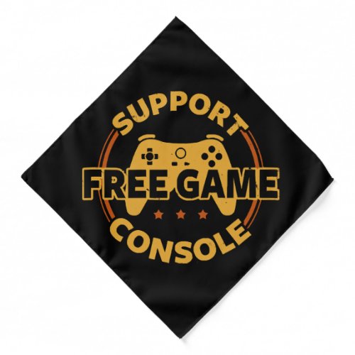 Funny Gamer Console Protest Gaming Bandana