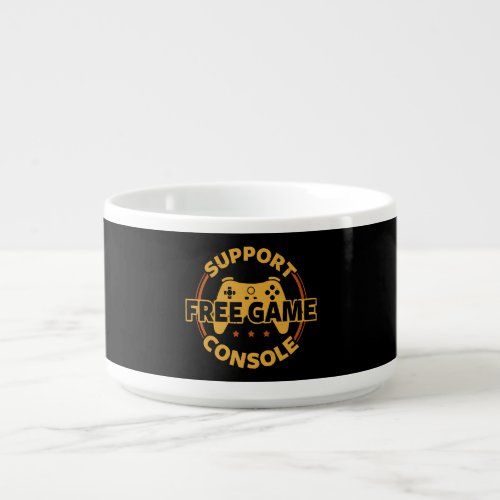 Funny Gamer Console Protest Gaming Bowl