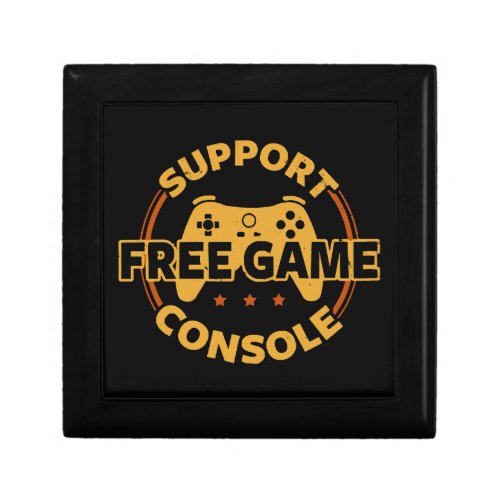 Funny Gamer Console Protest Gaming Gift Box