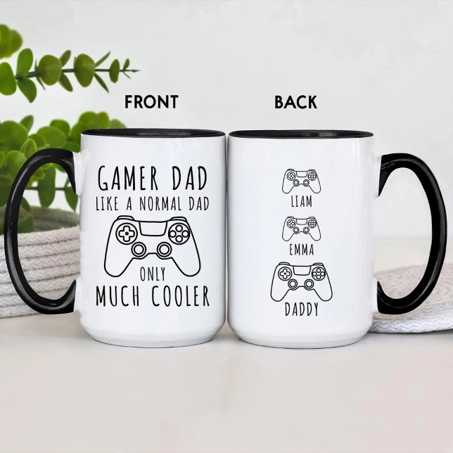 FUNNY GAMER DAD LIKE A NORMAL DAD ONLY MUCH COOLER MUG (Creator Uploaded)
