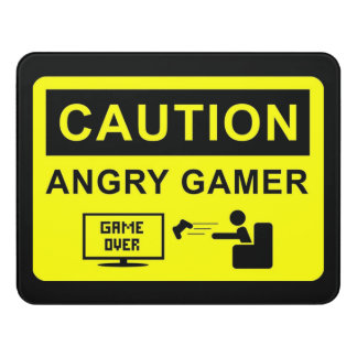 Funny Gamer Door Sign