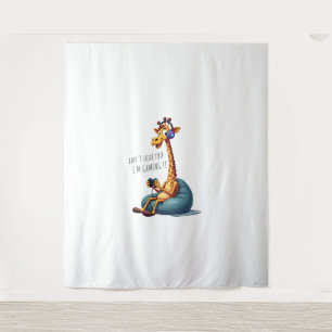 Funny Gamer Giraffe Gaming For Boys Men Video Game Tapestry