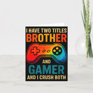 Funny Gamer Graphic Tee For Boys Teens Kids Video  Card