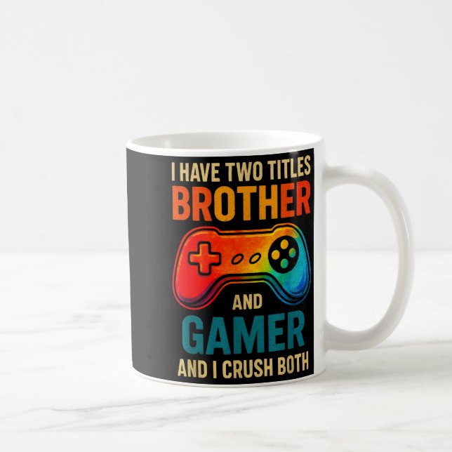 Funny Gamer Graphic Tee For Boys Teens Kids Video  Coffee Mug (Right)