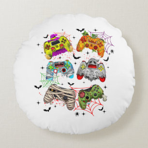 Funny Gamer Halloween pillow