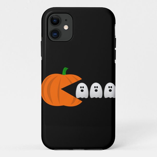 funny gamer halloween pumpkin ghosts retro Case-Mate iPhone case (Back)