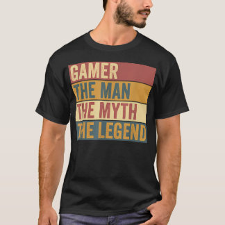 Funny Gamer Legend Video Game Player T-Shirt