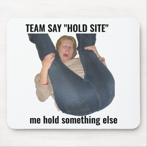 Funny Gamer Meme Mouse Pad Hold Site