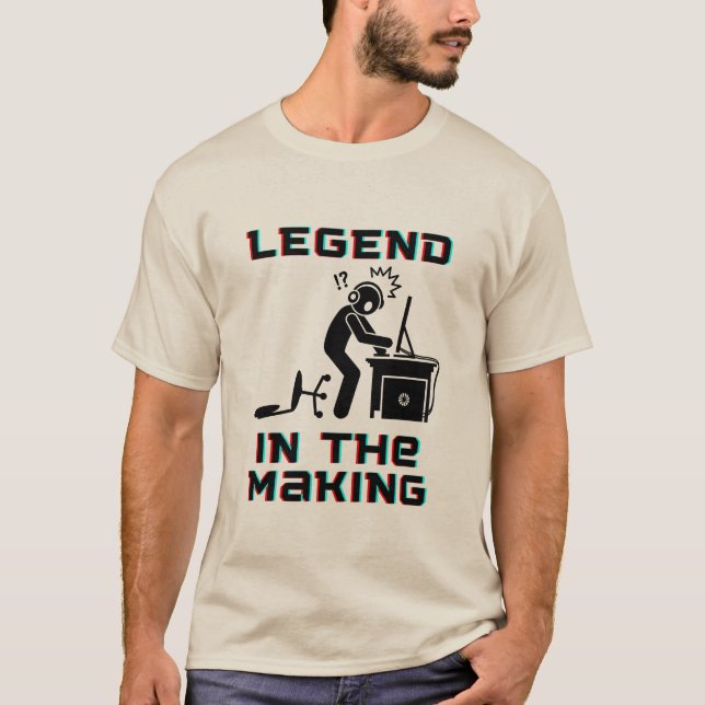 Funny Gamer Meme Tee for Gaming Lovers  (Front)