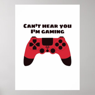 Funny Gamer Meme - Videogames Nerd Typographic Poster