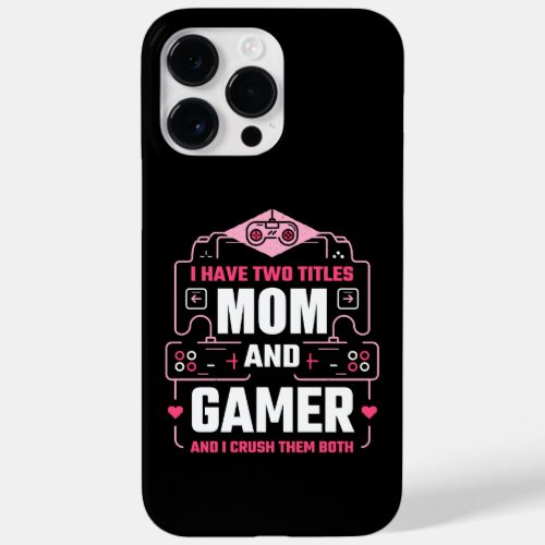 FUNNY GAMER MOM iPhone case